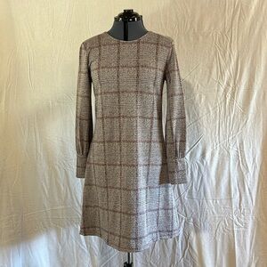 Plaid Ann Taylor tunic dress